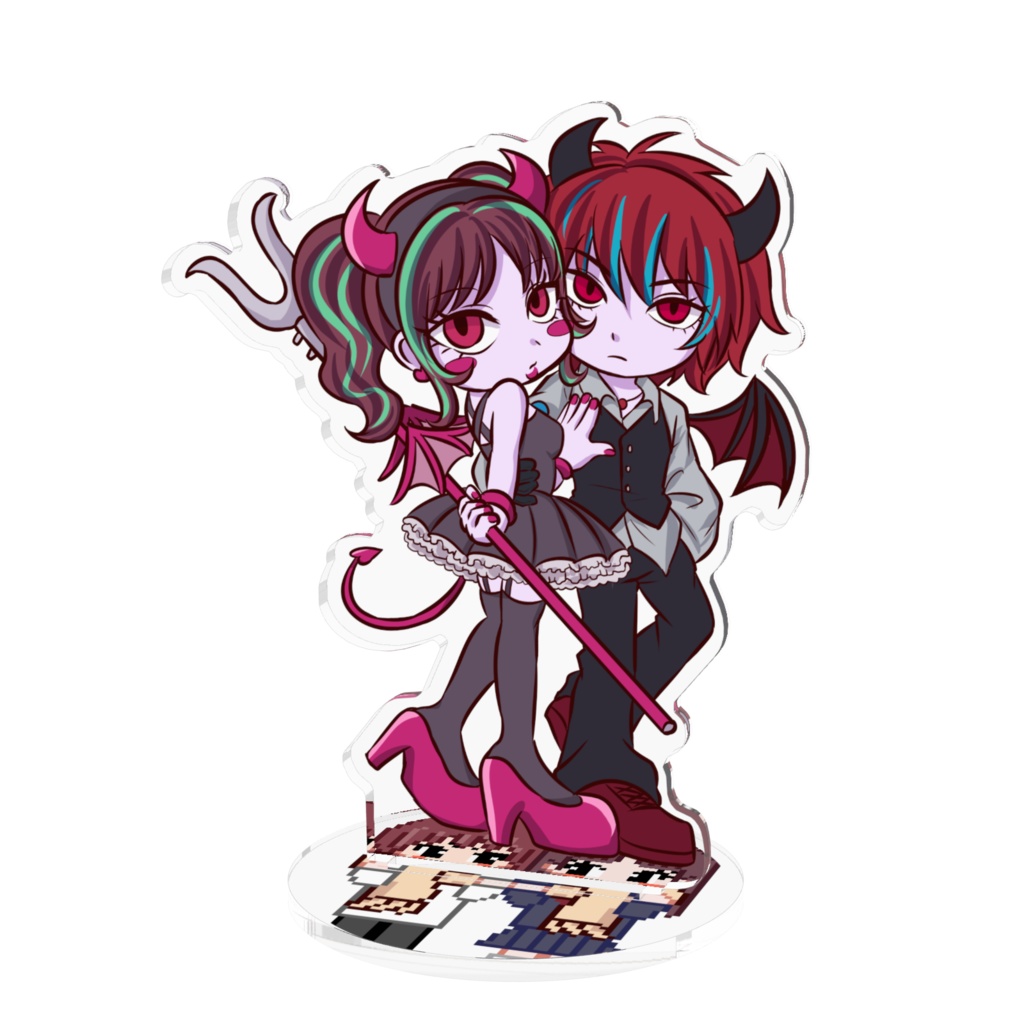 悪魔っ子美香&悪魔卓郎