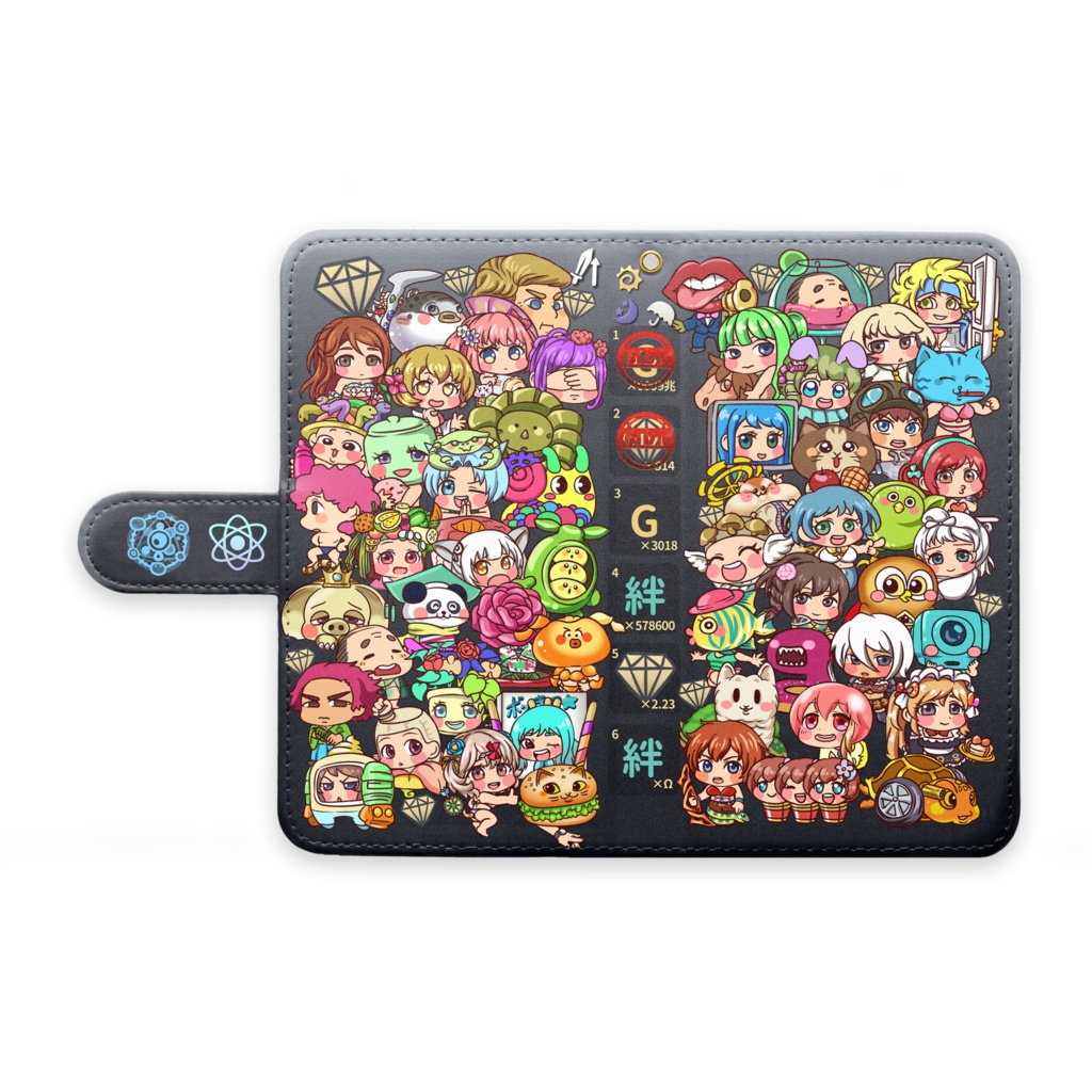 泥・妖怪惑星クラリス55体集合スマッホケース