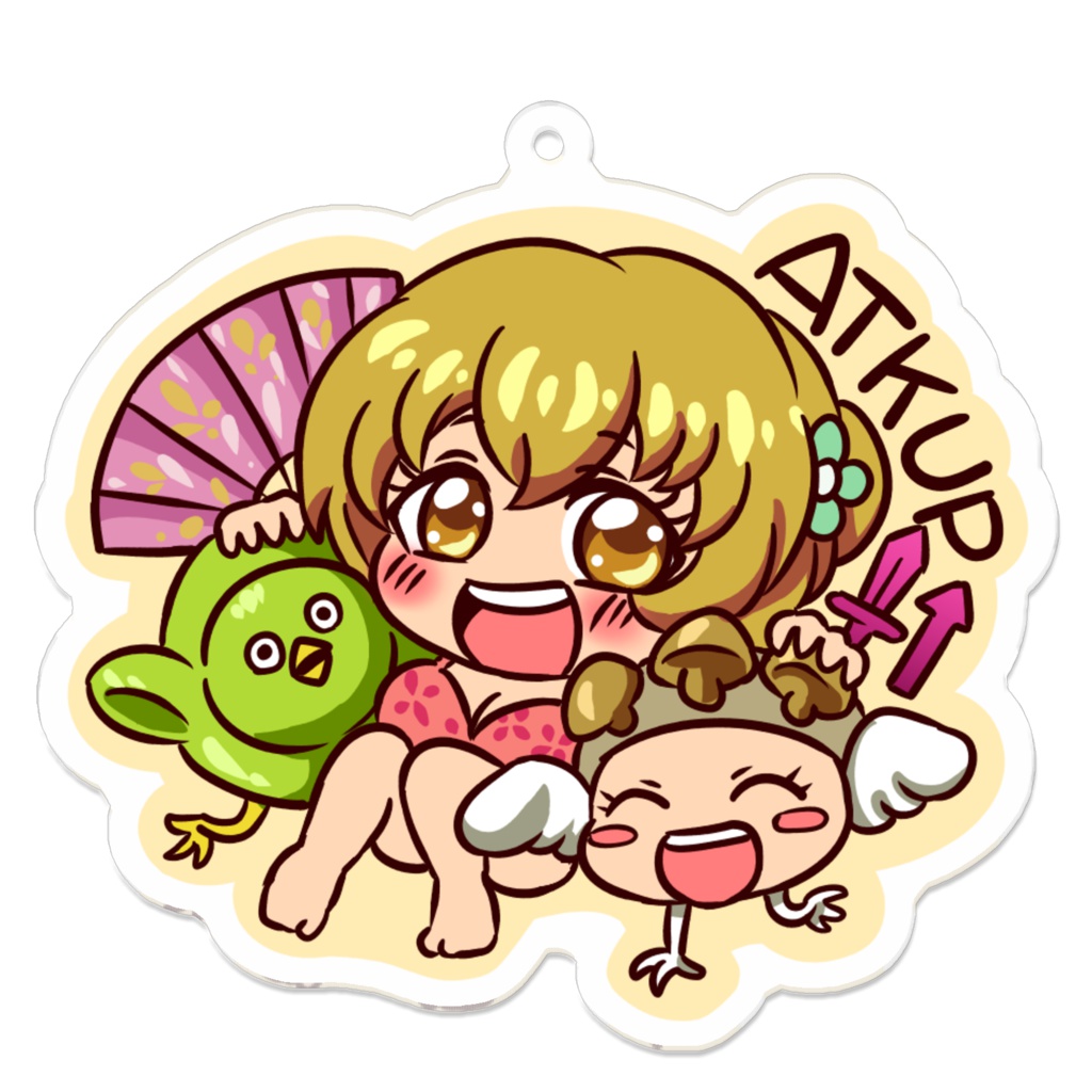 スキル別召喚獣アクリルキーホルダー