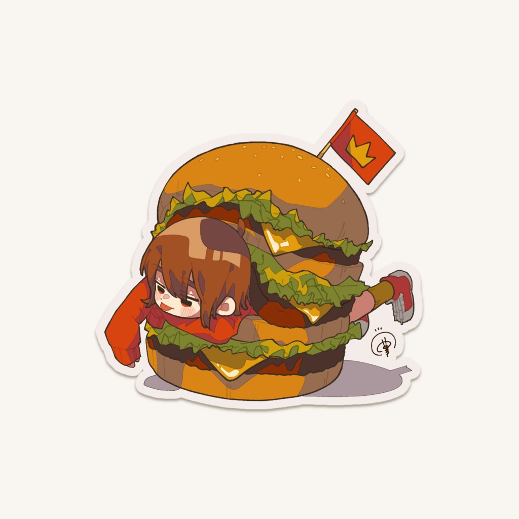 ケチャップステッカー