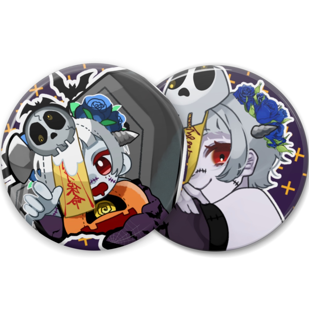 ハロウィン2022缶バッジ