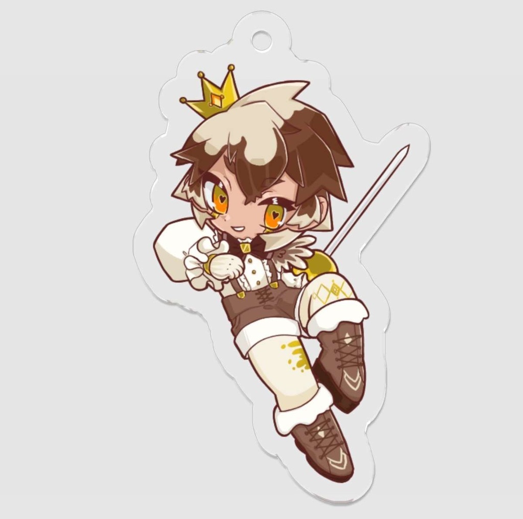 ミルクチョコくん立ちアクキー