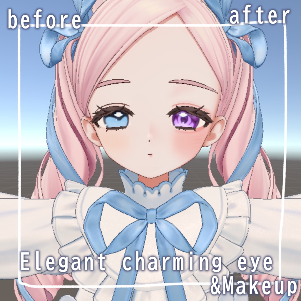 〖無料版あり〗Fyuett Eye texture & Makeup texture Set〖フィユエ専用〗