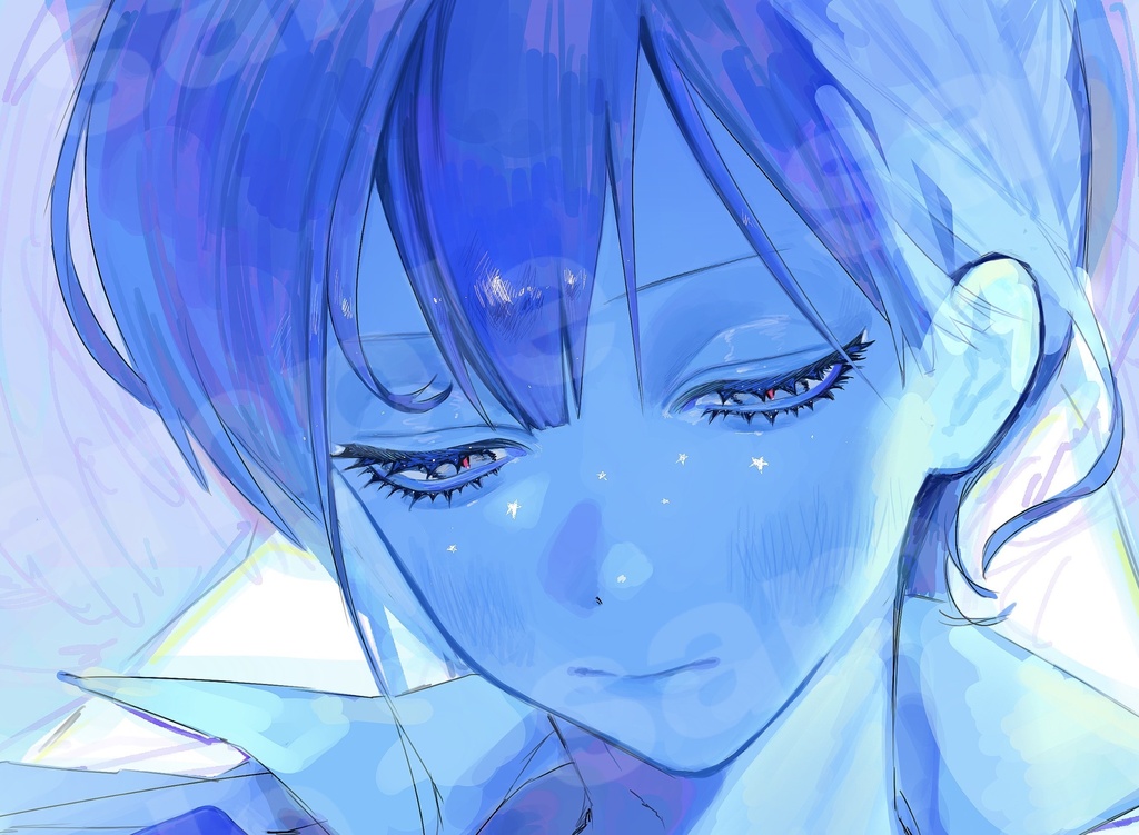 【非独占ライセンス】心臓を抱えた子|一枚絵・商用利用可