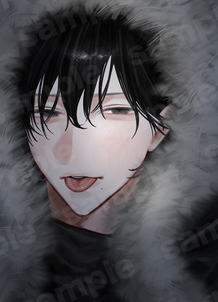 【非独占ライセンス】ゆびきり|一枚絵・商用利用可