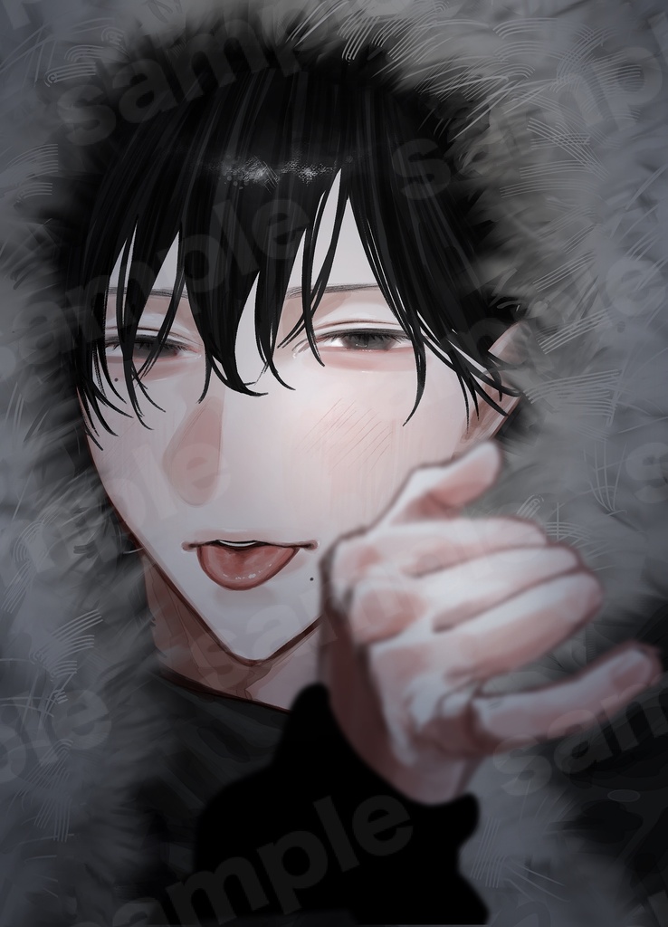 【非独占ライセンス】ゆびきり｜一枚絵・商用利用可