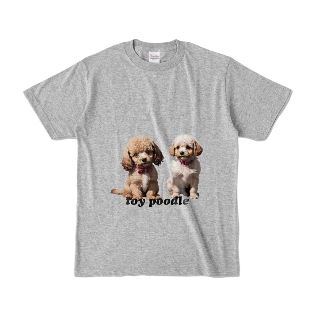 【新品未使用】トイプードルワンポイントTシャツ&総柄ショートパンツ グレー 新品未使用】トイプードルワンポイントTシャツ&総柄ショート