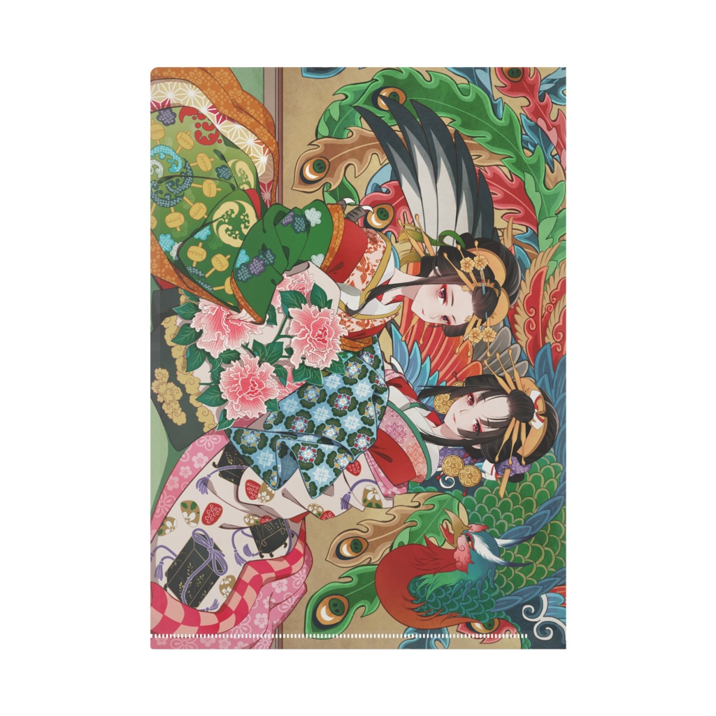 花魁クリアファイル