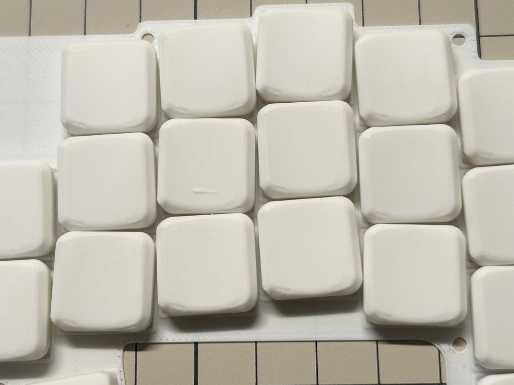 KazyCap, 3DP製17mm狭ピッチ用キーキャップ 【試作品】