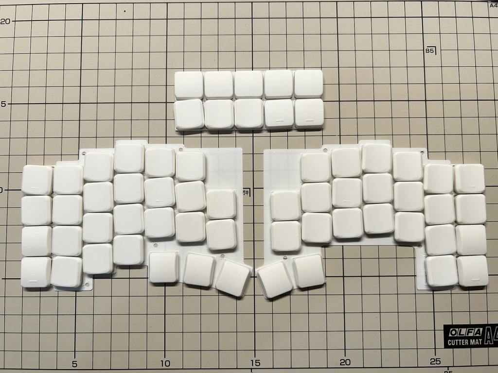 KazyCap, 3DP製17mm狭ピッチ用キーキャップ 【試作品】