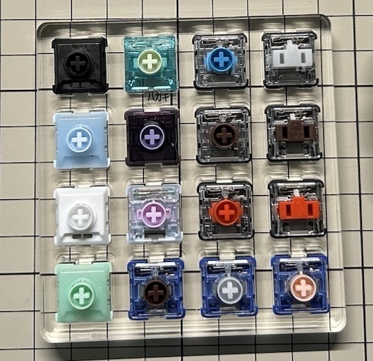 KazyCap, 3DP製17mm狭ピッチ用キーキャップ 【試作品】