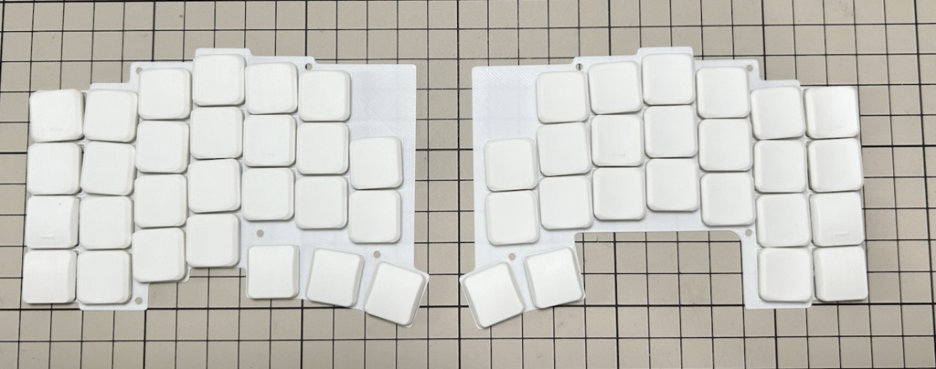 KazyCap, 3DP製17mm狭ピッチ用キーキャップ 【試作品 Bタイプ】