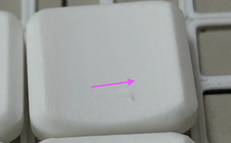 KazyCap, 3DP製17mm狭ピッチ用キーキャップ 【試作品 Bタイプ】