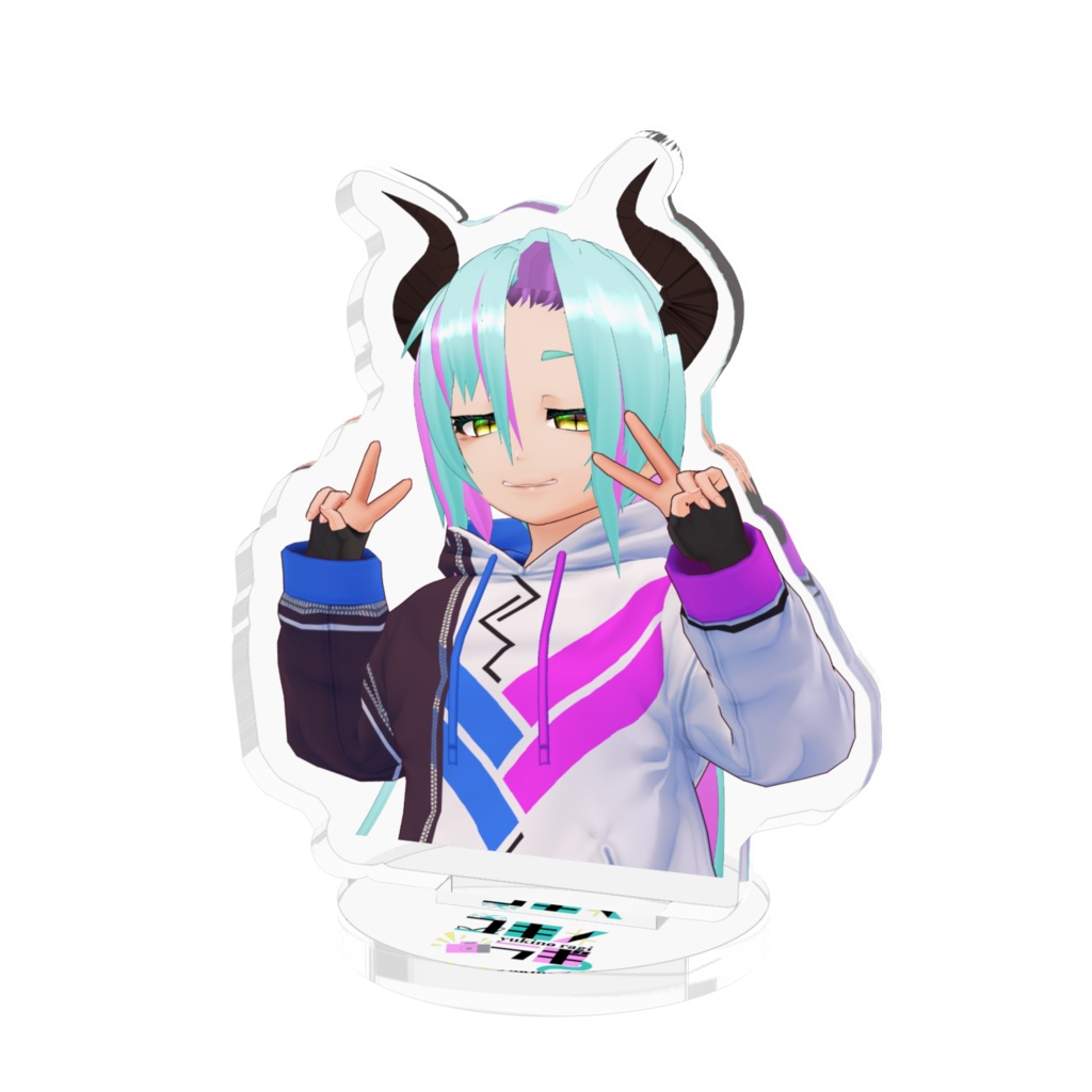 らぎちゃんダブピアクリルフィギュア