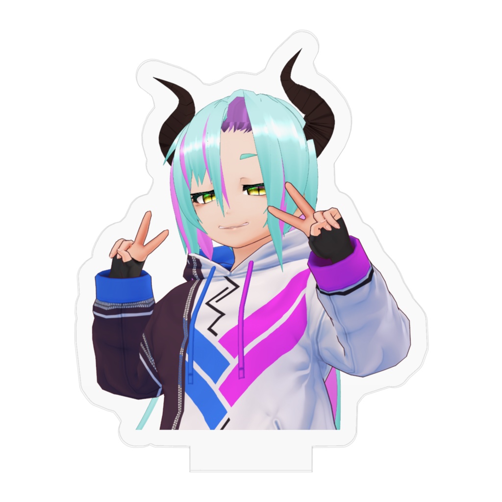 らぎちゃんダブピアクリルフィギュア