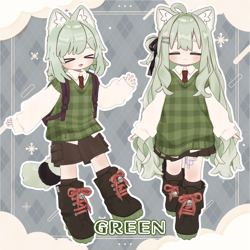 【キプフェル用】ボーイッシュテクスチャ