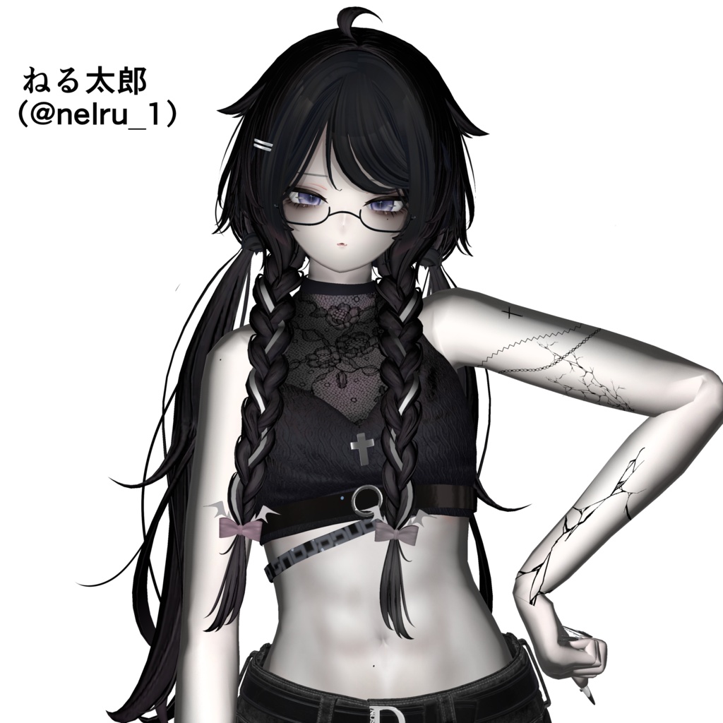 デルタフレア(&LF,SH)筋肉テクスチャ