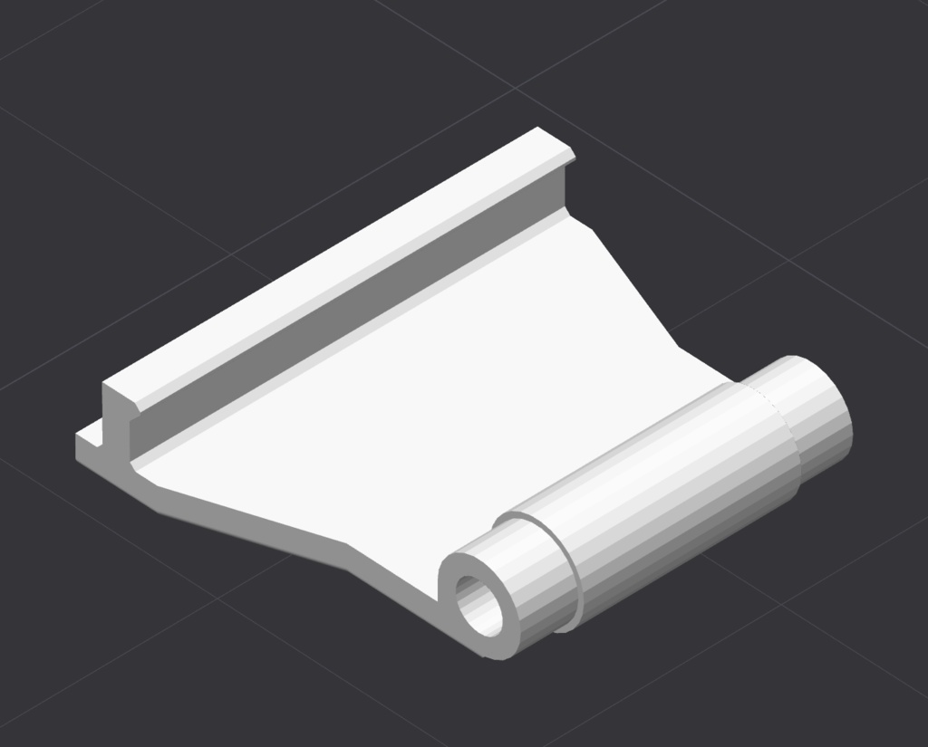 ICOM IC-P7/IC-4077Sのバッテリー蓋ロック部品