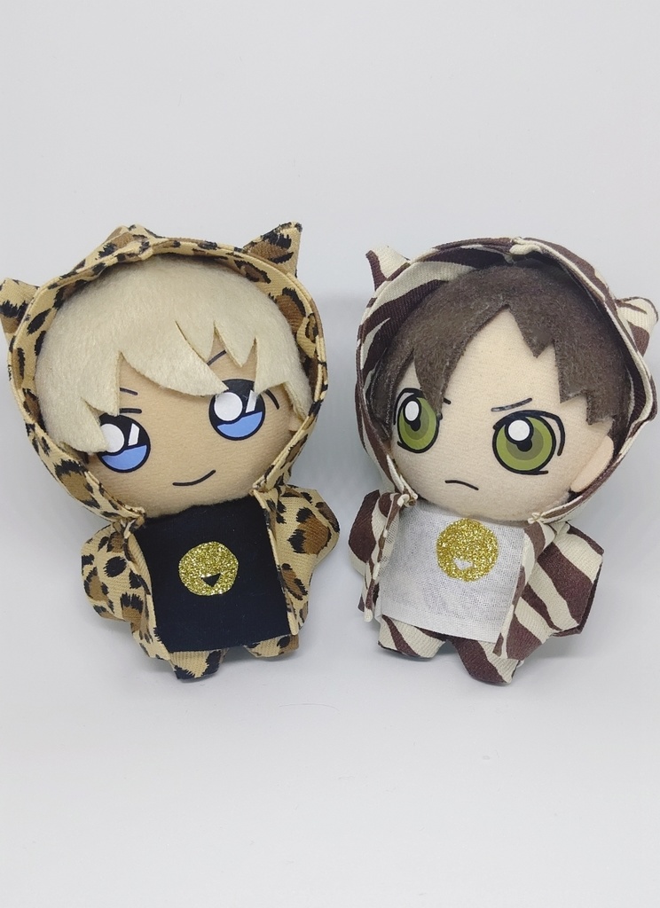 DCプライズぬい用 アニマル柄セットアップ