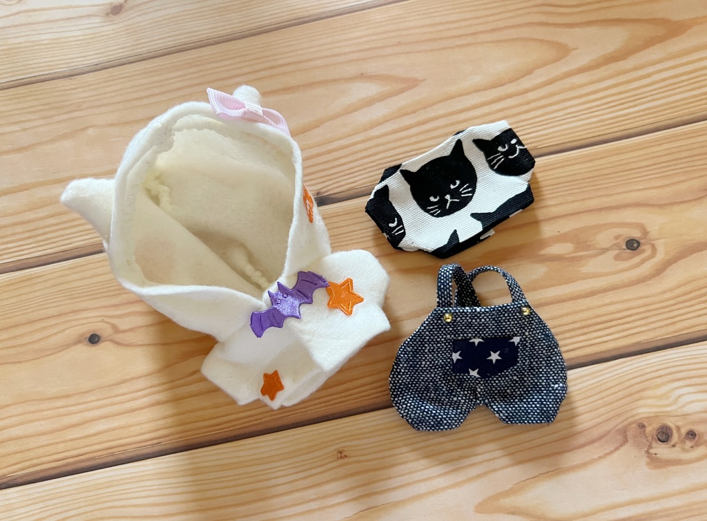DCプライズぬい用 ハロウィンパーカーセット