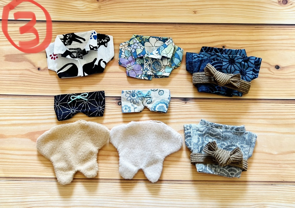 10cm ぬい用 夏満喫セット