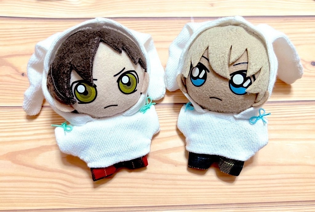 10cm プライズぬい用 うさみみパーカーセット