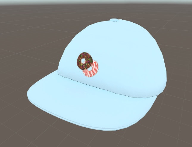 VRC向け 刺繍イラスト風cap