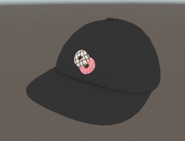 VRC向け 刺繍イラスト風cap