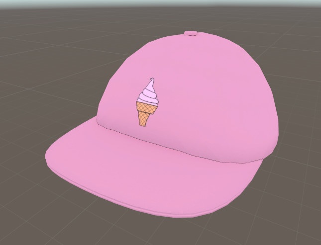 VRC向け 刺繍イラスト風cap