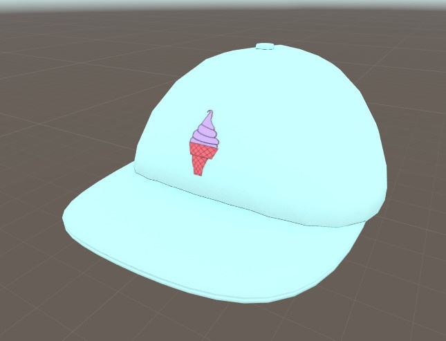 VRC向け 刺繍イラスト風cap