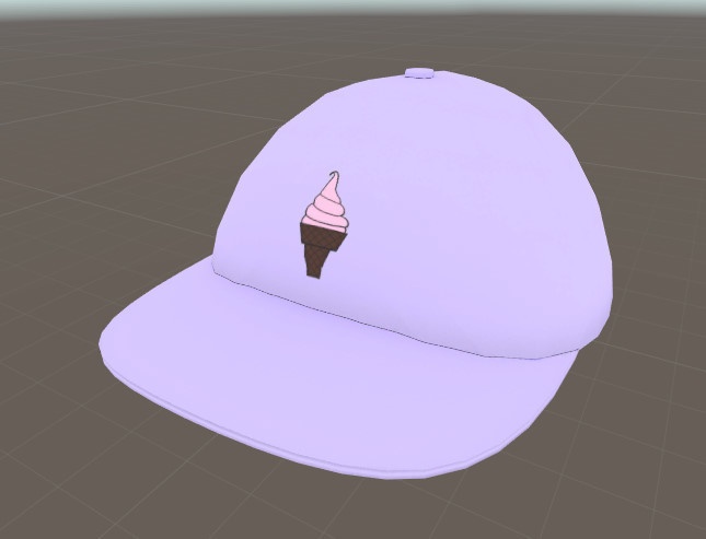 VRC向け 刺繍イラスト風cap