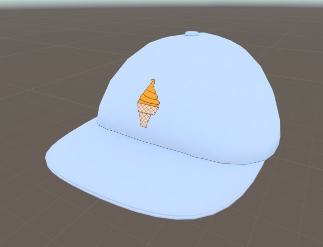 VRC向け 刺繍イラスト風cap