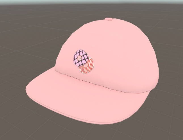 VRC向け 刺繍イラスト風cap