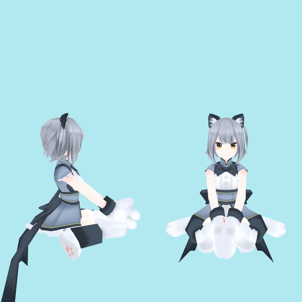 VRC用ポーズセット4 (pose) (Nekomaid)