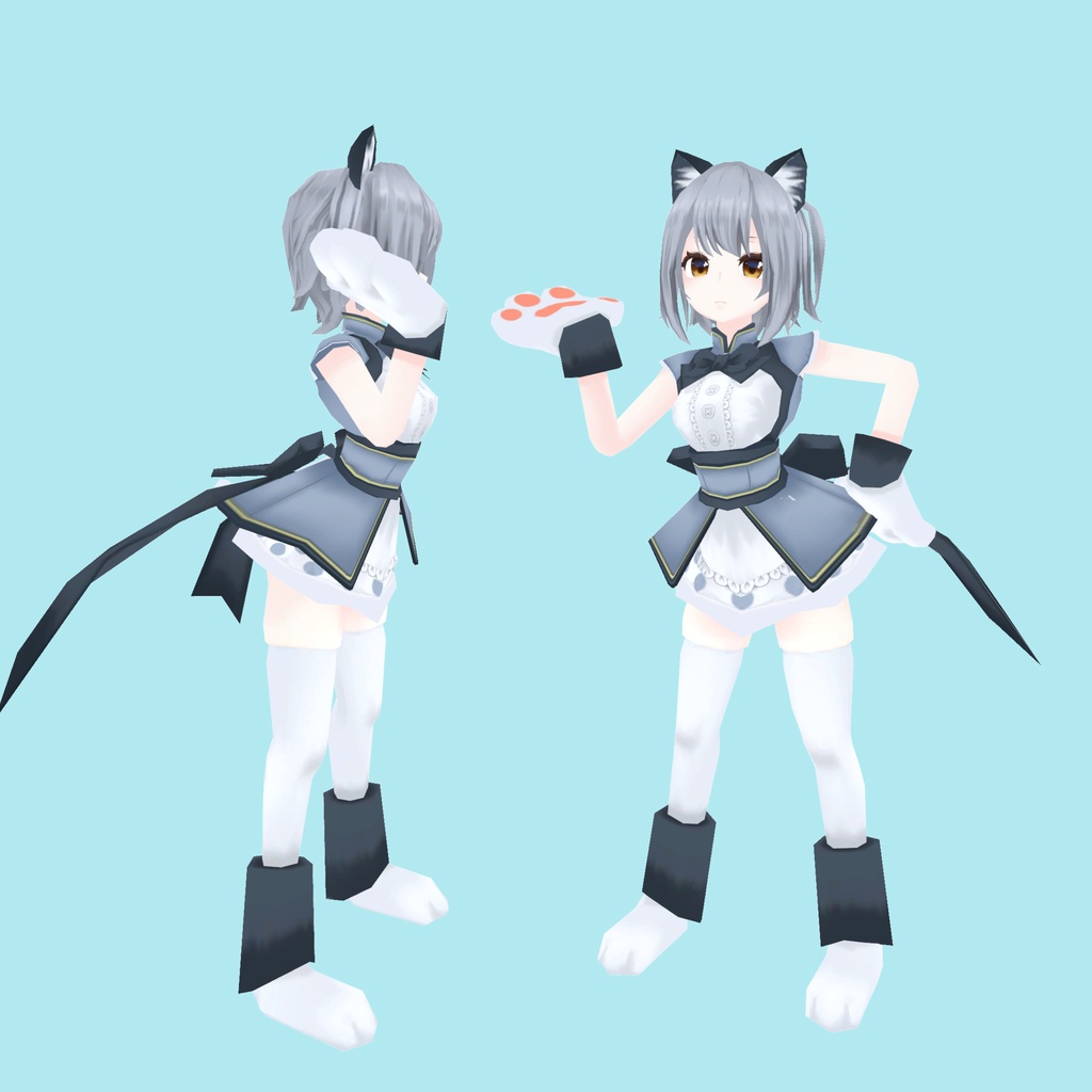 VRC用ポーズセット4 (pose) (Nekomaid)