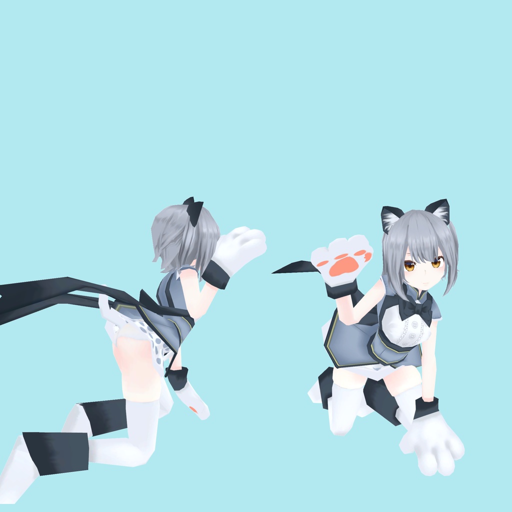 VRC用ポーズセット4 (pose) (Nekomaid)