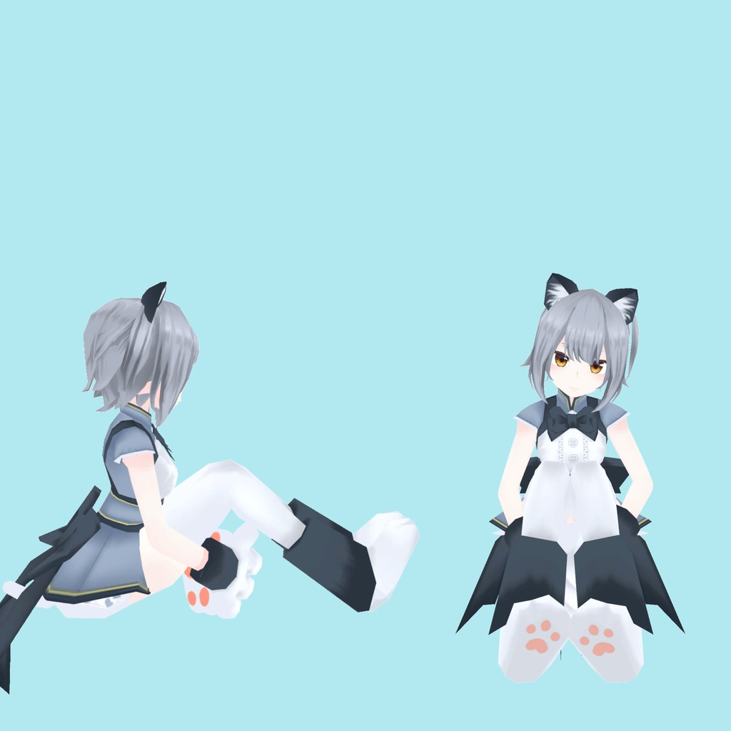 VRC用ポーズセット4 (pose) (Nekomaid)