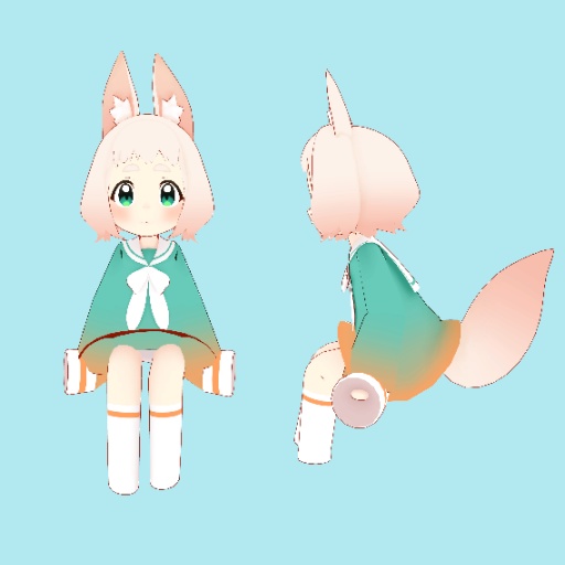 VRC用座りIdleモーション01_(Sitting Idle Motion)_Mir