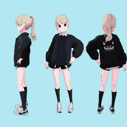 VRC用立ちIdleモーション(Stand Idle Motion)_Mir