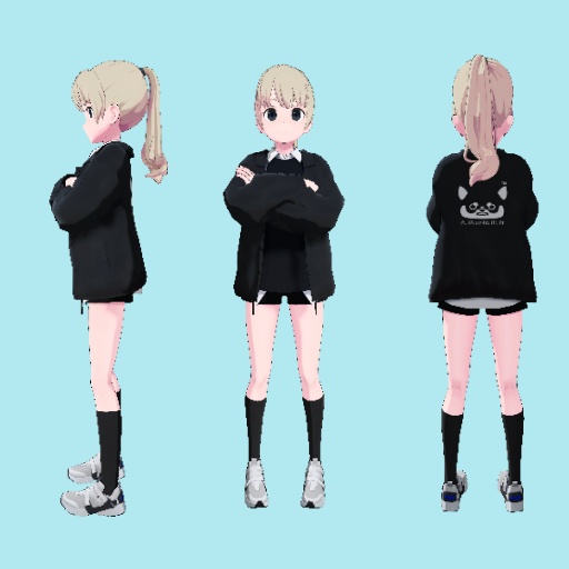 VRC用立ちIdleモーション(Stand Idle Motion)_Mir