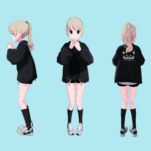 VRC用立ちIdleモーション(Stand Idle Motion)_Mir