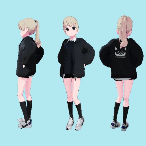 VRC用立ちIdleモーション(Stand Idle Motion)_Mir