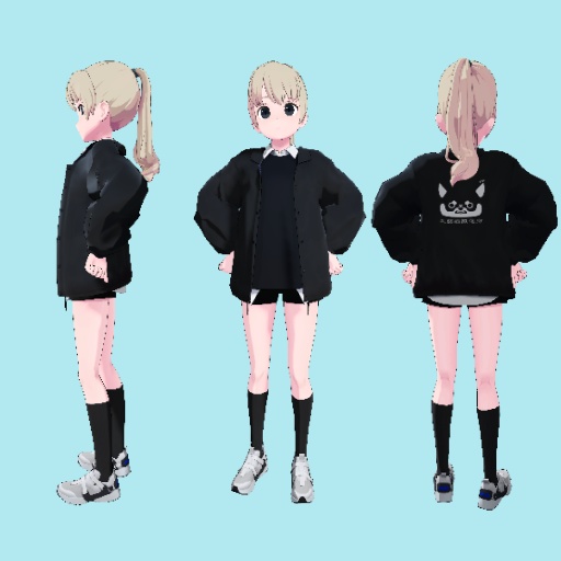 VRC用立ちIdleモーション(Stand Idle Motion)_Mir