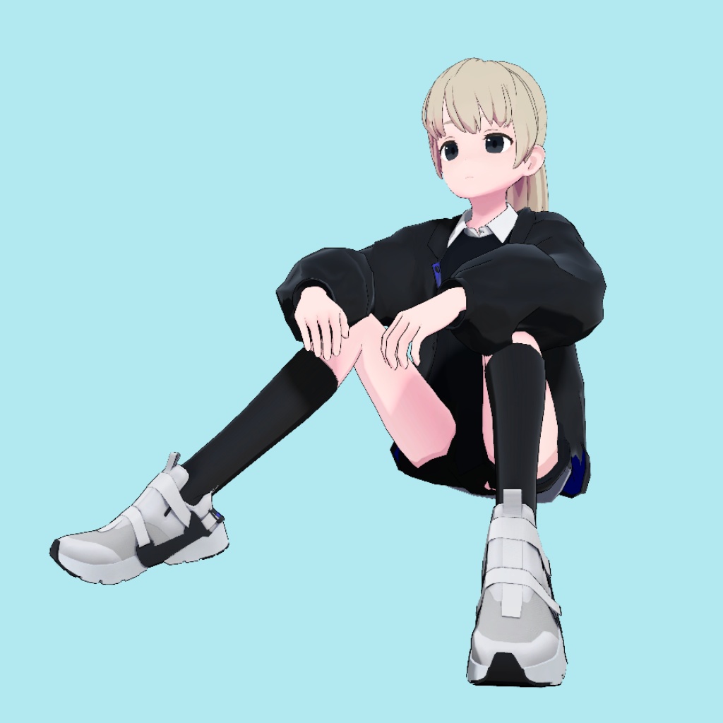 VRC用座りIdleモーション_02(Sitting Idle Motion)_Mir