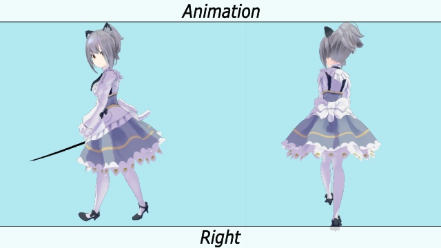 VRC用 剣士風アニメーション(Sword Motion)