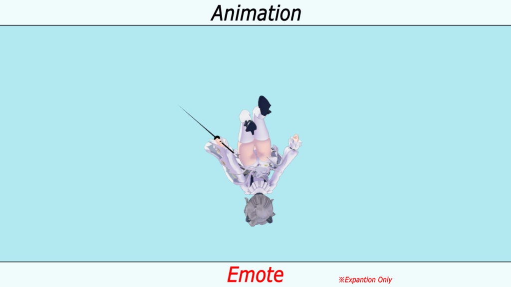 VRC用 剣士風アニメーション(Sword Motion)