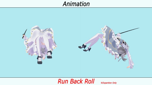 VRC用 剣士風アニメーション(Sword Motion)