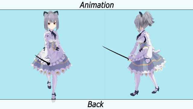 VRC用 剣士風アニメーション(Sword Motion)