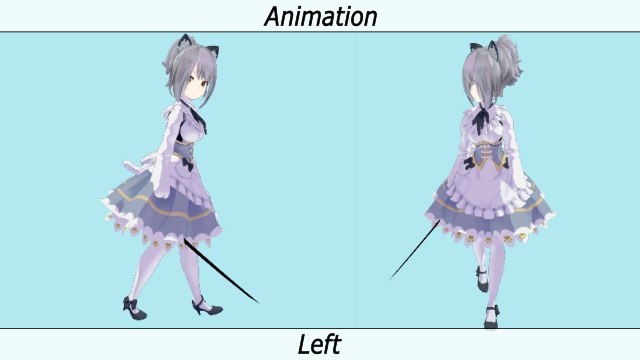 VRC用 剣士風アニメーション(Sword Motion)