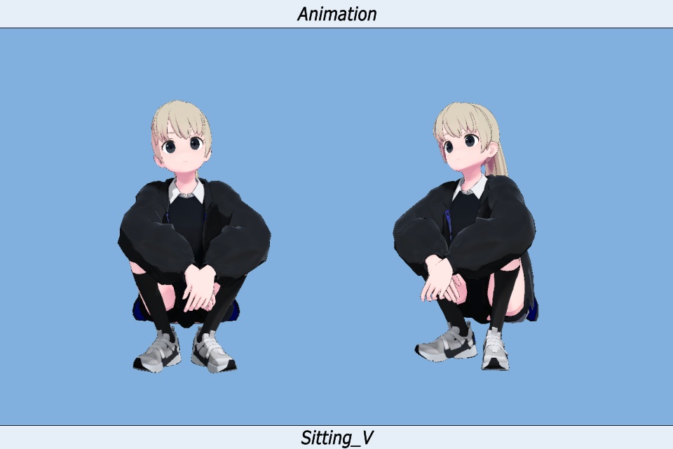 座りIdleモーション_06(Sitting Idle Motion)_Mir